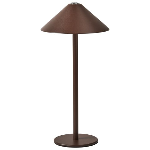 Bezprzewodowa lampa stołowa LED FRANCOLI Ze ściemniaczem Metal Brązowy Lumarko!