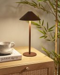 Bezprzewodowa lampa stołowa LED FRANCOLI Ze ściemniaczem Metal Brązowy Lumarko!