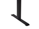 Biurko regulowane manualnie 160 x 72 cm szaro-czarne DESTINES Lumarko!