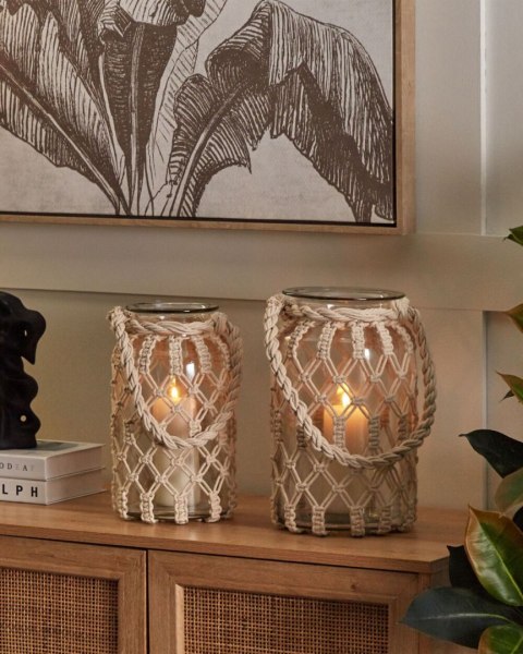 Lampion JALEBI 31 cm Złamana biel