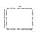 Narzuta na łóżko YERBENT Bawełna 200 x 220 cm Złoty brąz Lumarko!
