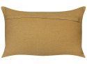 Poduszka dekoracyjna SARON Juta 30 x 50 cm Zielony Wzór orientalny Lumarko!