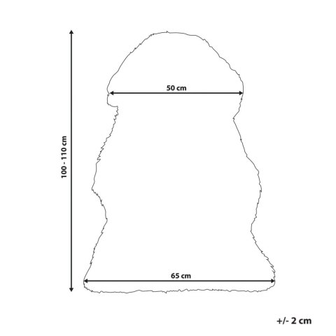 Skóra owcza beżowa ULURU