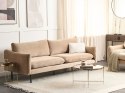 Sofa 3-osobowa welurowa beżowa VINTERBRO Lumarko!