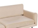 Sofa 3-osobowa welurowa beżowa VINTERBRO Lumarko!
