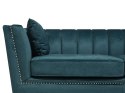 Sofa 3-osobowa welurowa lazurowa GAULA Lumarko!