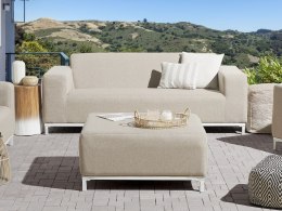 Sofa ogrodowa dla 3 osób ROVIGO Beżowy Lumarko!