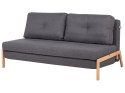 Sofa rozkładana ciemnoszara EDLAND Lumarko!