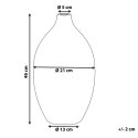 Wazon dekoracyjny BAEZA Ceramika 46 cm Biały Lumarko!
