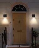 Zestaw 2 lamp ściennych zewnętrznych LED ARANSAS Czarny Lumarko!