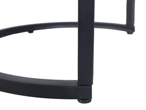 Zestaw 2 stolików pomocniczych imitacja betonu DIXIE