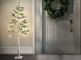 Dekoracja ogrodowa LED drzewko ze światełkami 180 cm biała ALBIONI Lumarko!