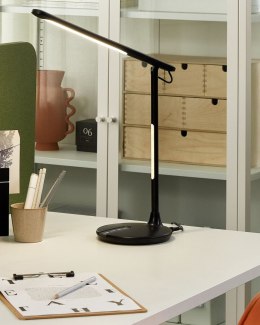 Lampa biurkowa LED DRACO Ze ściemniaczem Metal Czarny Lumarko!