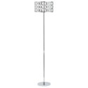 Lampa podłogowa TENNA Kryształ Srebrny Lumarko!
