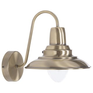 Lampa ścienna LUZA Metal Mosiężny