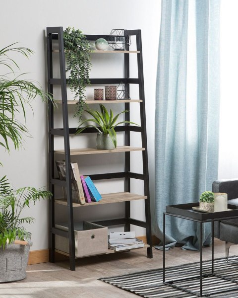 Regał 5 półek CROYDON 163 cm Czarny