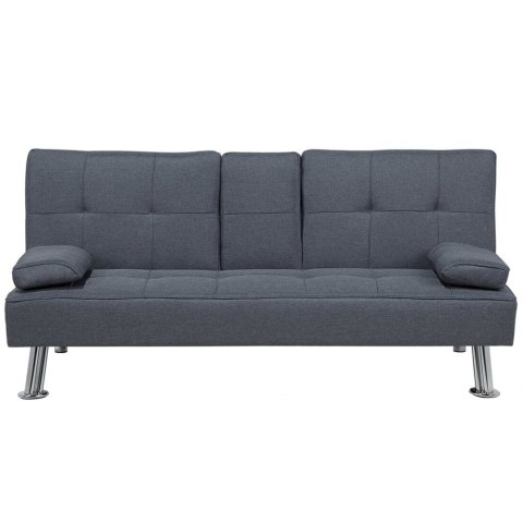 Sofa rozkładana ciemnoszara ROXEN Lumarko!
