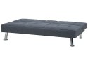 Sofa rozkładana ciemnoszara ROXEN Lumarko!