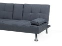 Sofa rozkładana ciemnoszara ROXEN Lumarko!