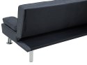 Sofa rozkładana ciemnoszara ROXEN Lumarko!