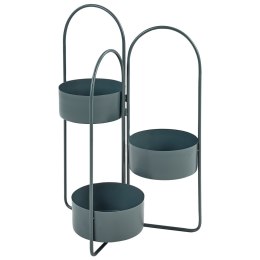 Stojak na kwiaty COLUTENA Metal 56 cm Ciemnoniebieski Lumarko!