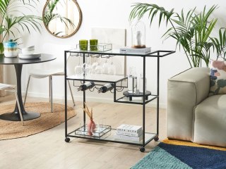 Wózek kuchenny MARCOLA Metal Czarny