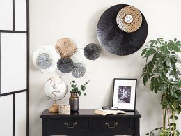 Dekoracja ścienna RUBIDIUM Metal Czarny 49 cm Lumarko!