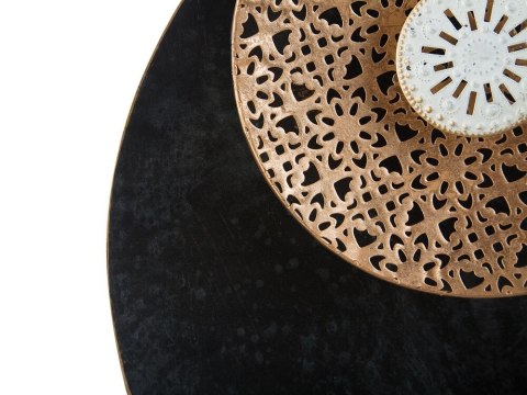 Dekoracja ścienna RUBIDIUM Metal Czarny 49 cm