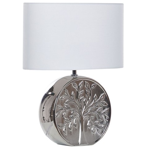 Lampa stołowa KHERLEN Ceramika Srebrny Lumarko!