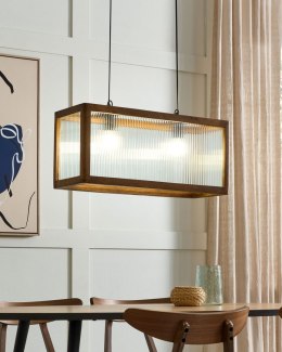 Lampa wisząca PENNA Drewno Brązowy Lumarko!