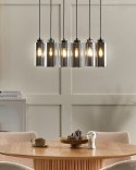 Lampa wisząca PURIRI Szkło Szary Lumarko!