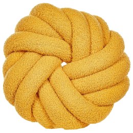 Poduszka dekoracyjna AKOLA Boucle 31 x 31 cm Musztardowy Jednolity Lumarko!