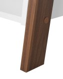 Regał 5 półek MOBILE TRIO 164 cm Brązowy/ biały Lumarko!