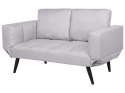 Sofa rozkładana jasnoszara BREKKE Lumarko!