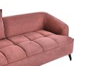 Sofa trzyosobowa burgundowa HOBRO