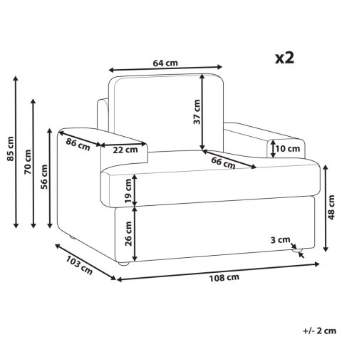 Fotel ALLA Jasnobeżowy