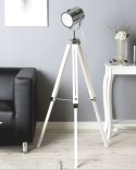 Lampa podłogowa ALZETTE Drewno Biały Lumarko!