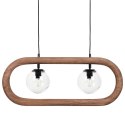 Lampa wisząca AYENSU Drewno Ciemnobrązowy Lumarko!