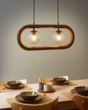 Lampa wisząca AYENSU Drewno Ciemnobrązowy Lumarko!