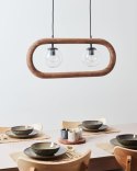 Lampa wisząca AYENSU Drewno Ciemnobrązowy Lumarko!