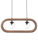 Lampa wisząca AYENSU Drewno Ciemnobrązowy Lumarko!