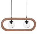 Lampa wisząca AYENSU Drewno Ciemnobrązowy Lumarko!