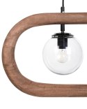Lampa wisząca AYENSU Drewno Ciemnobrązowy Lumarko!