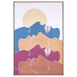 Obraz na płótnie FASANO Motyw kobiecy 63 x 93 cm Kolorowy Lumarko!