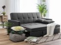 Sofa rozkładana ciemnoszara GLOMMA Lumarko!