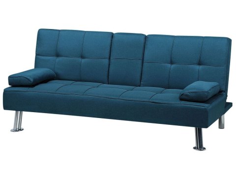 Sofa rozkładana niebieska ROXEN