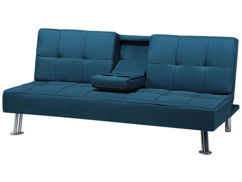 Sofa rozkładana niebieska ROXEN
