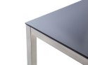 Stół ogrodowy szklany 180 x 90 cm czarny GROSSETO Lumarko!