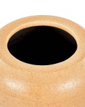 Wazon dekoracyjny SKIONE Ceramika 34 cm Jasnobrązowy