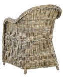 Zestaw 2 foteli ogrodowych z poduszkami SUSUA Rattan Naturalny Lumarko!